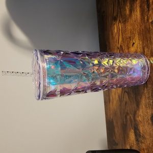 Brand New Starbucks 24oz cup. Iridescent holographic like pattern.
